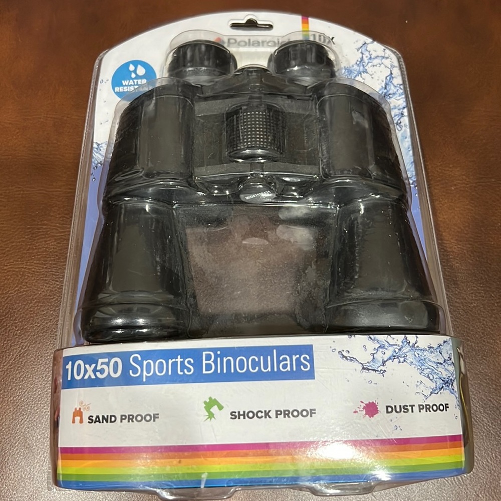 Polaroid 10x50 Sports Binoculars (Open Package/Unused).
